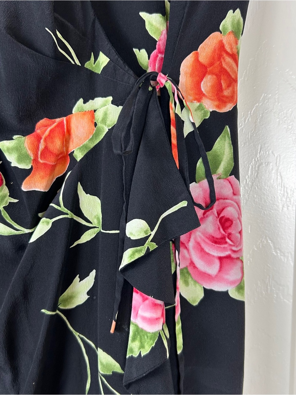 Vintage Spenser Jeremy 100% Silk Wrap Dress - Picture 7 of 15